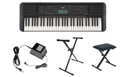 Yamaha PSR-E283 - Keyboard + STATYW + ZASILACZ + ŁAWA