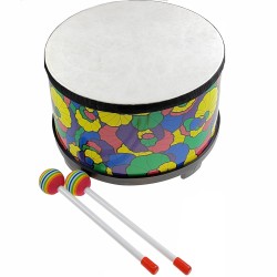 Kera Audio HDG-HY-10 - bębenek - kolorowy z pałkami