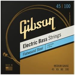 Gibson SBG-FWLS12 Long Scale Flatwound (45-100) - struny do gitary basowej FLAT