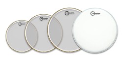 Aquarian Classic Clear Tom Pack 10 12 14 + 14" CC A - zestaw naciągów perkusyjnych