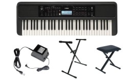 Yamaha PSR E383 - keyboard + STATYW + ŁAWA