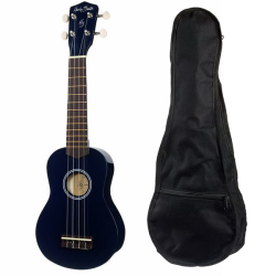 Harley Benton UK-12 Blue - ukulele sopranowe + POKROWIEC
