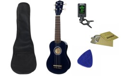 Harley Benton UK-12 Blue - ukulele sopranowe + AKCESORIA