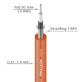 Roxtone TGJJ110L5 TOG - kabel instrumentalny 5m