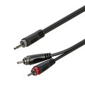 Roxtone RAYC150L1 - kabel 2xRCA - 3.5 Jack Stereo
