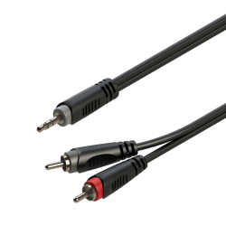 Roxtone RAYC150L1 - kabel 2xRCA - 3.5 Jack Stereo