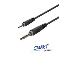 Roxtone SACC280L1.5 - kabel Jack 3.5 Stereo - Jack 6.3 Stereo