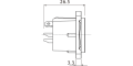 Roxtone RX3MD-BG - gniazdo montażowe XLR