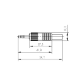 Roxtone RMJ3PL-B - mały jack stereo - czarny
