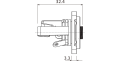 Roxtone RJ3FD-2 - gniazdo jack montażowe