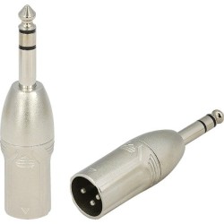 Roxtone RA3XMJM - przejściówka XLR M - Jack Stereo 6.3