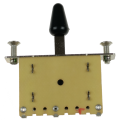 Kera Audio 3P/SQ/ST Czarny - przełącznik 3 pozycyjny do gitary