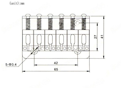Kera Audio M-ST-CR-065 - mostek do gitary elektrycznej
