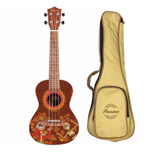Bamboo BU-23S Mexico - ukulele koncertowe + POKROWIEC