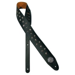 Gaucho GST-280-BK - pasek gitarowy Biker Series