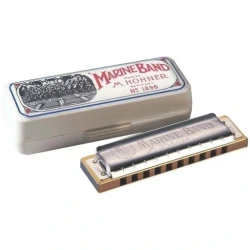 Hohner Marine Band 1896/20 G - harmonijka ustna + ETUI