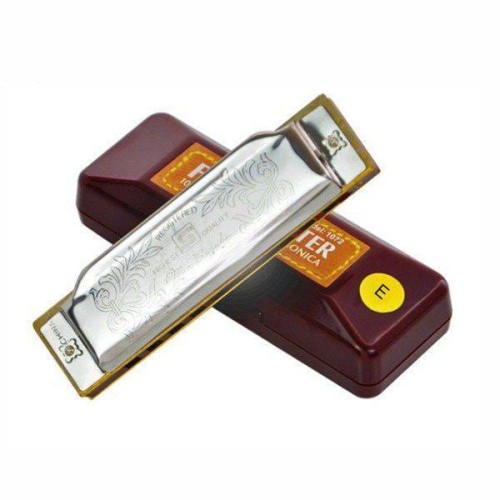 Suzuki Folk Master E - harmonijka ustna +ETUI