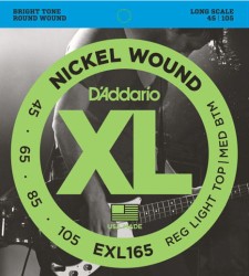 Daddario EXL165 (45-105) - struny do gitary basowej