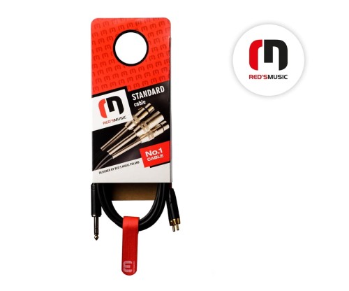 Reds Music AU1130 - kabel audio (3m) Jack stereo 6.3 - 2x RCA