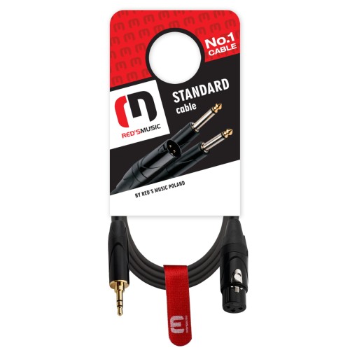 Reds Music MC1730 - kabel mikrofonowy XLR - mini Jack 3m