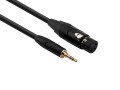 Reds Music MC1730 - kabel mikrofonowy XLR - mini Jack 3m