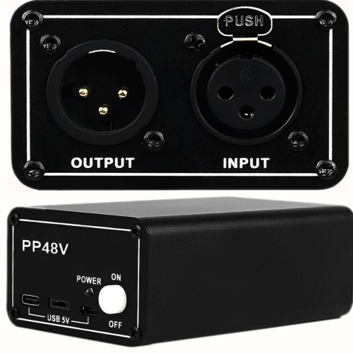 Mozos PP48V - zasilacz phantom XLR