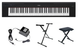 Yamaha Piaggero NP-15 BK - Keyboard + STATYW + ŁAWA
