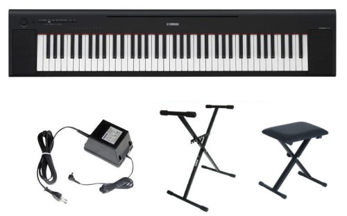 Yamaha Piaggero NP-15 BK - Keyboard + STATYW + ŁAWA