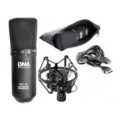 DNA DNC-1U - mikrofon pojemnościowy USB + KOSZYK