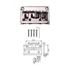 Dr Parts BBR3/CR - mostek do gitary basowej