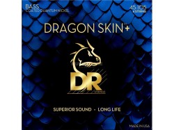 DR Dragon Skin+ (45-105) - powlekane struny do gitary basowej