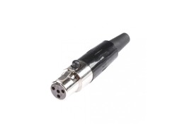 Hicon HI-XMCF4 - wtyczka mini XLR 4-piny