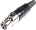 Hicon HI-XMCF4 - wtyczka mini XLR 4-piny
