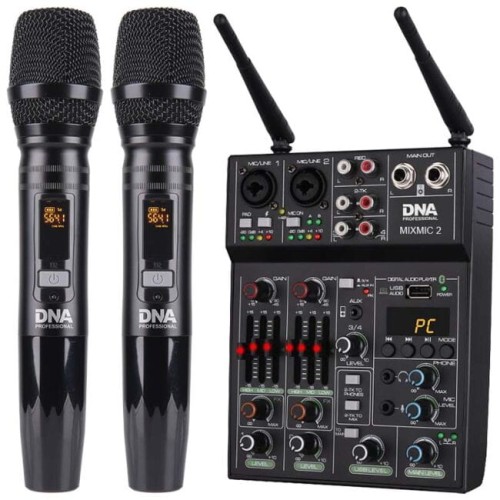 DNA MIXMIC 2 - mikser audio z mikrofonami bezprzewodowymi