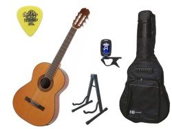 Alvaro No. 25 - gitara klasyczna 4/4 + AKCESORIA - SET4
