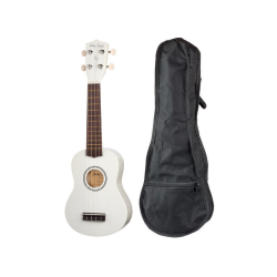 Harley Benton UK-12 White - ukulele sopranowe + POKROWIEC