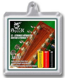 Spock SA112 - struny do gitary akustycznej 12 strunowej
