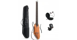 Donner Hushi-I Mahogany - gitara elektroakustyczna + AKCESORIA
