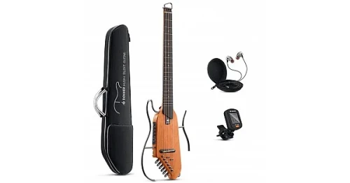 Donner Hushi-I Mahogany - gitara elektroakustyczna + AKCESORIA