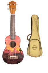 Bamboo BU-21L Sunset - ukulele sopranowe + POKROWIEC