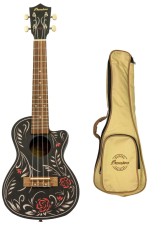 Bamboo BU-23S RosesnRoll - ukulele koncertowe + POKROWIEC