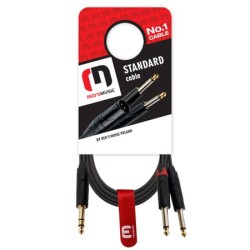 Reds Music AU1230 - 2x Jack 6.3 - Jack Stereo 3m