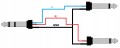 Reds Music AU1230 - 2x Jack 6.3 - Jack Stereo 3m