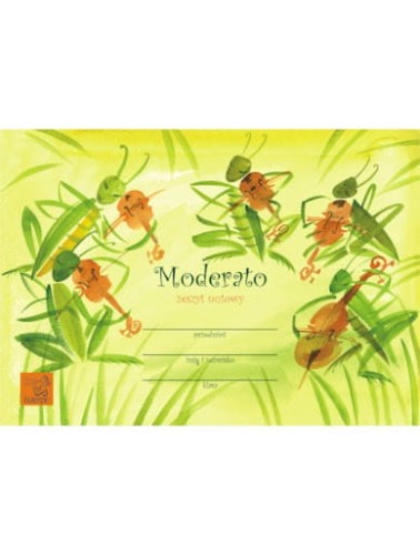 Zeszyt nutowy - Moderato