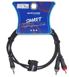 Roxtone SAYC150L1 - kabel Jack 3.5 Stereo - 2xRCA 1m