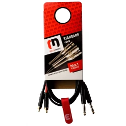 Reds Music AU1430 - kabel 2x Jack Mono - 2xRCA 3m