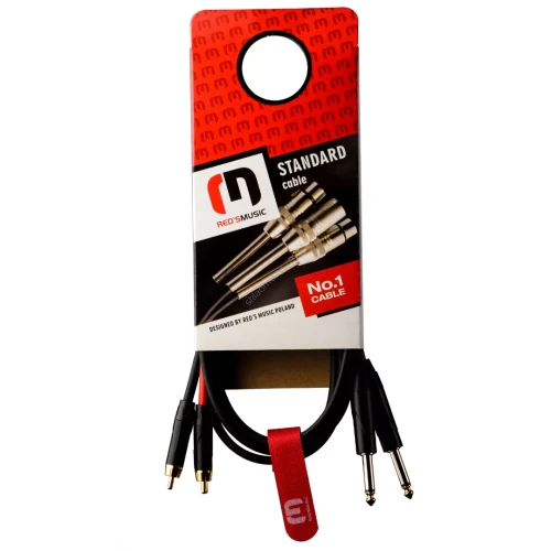Reds Music AU1430 - kabel 2x Jack Mono - 2xRCA 3m