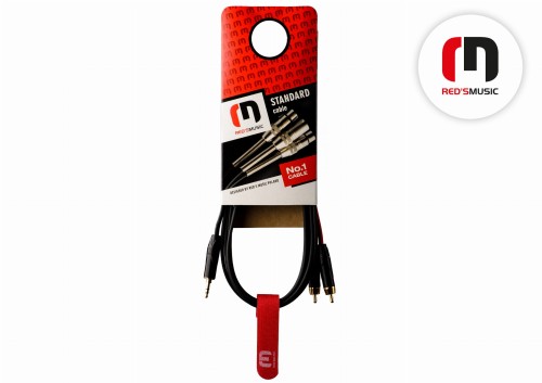 Reds Music AU1660 - kabel audio Jack stereo - 2xRCA 6m