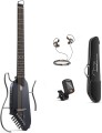 Donner Hushi-I Black - gitara elektroakustyczna + AKCESORIA