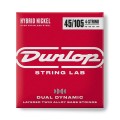 Dunlop Hybrid Bass Nickel (45-105) - struny do gitary basowej
